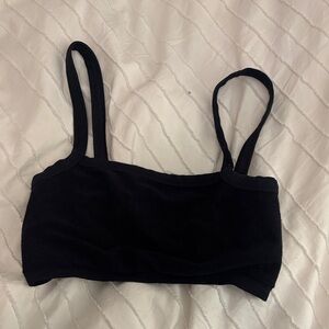 TNA Black Bandeau Bralette